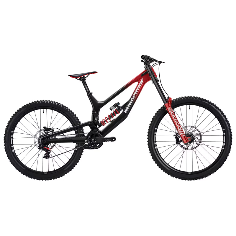 Nukeproof Dissent Carbon RS 297 T-XX DH downhillbike met 29-inch voorwiel en 27,5-inch achterwiel
